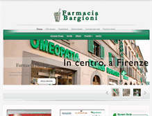 Tablet Screenshot of farmaciabargioni.it